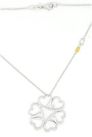 Halskette Recarlo Dame Lovely in Gold Diamante 0.18 Ct AD043/B - AD043/B